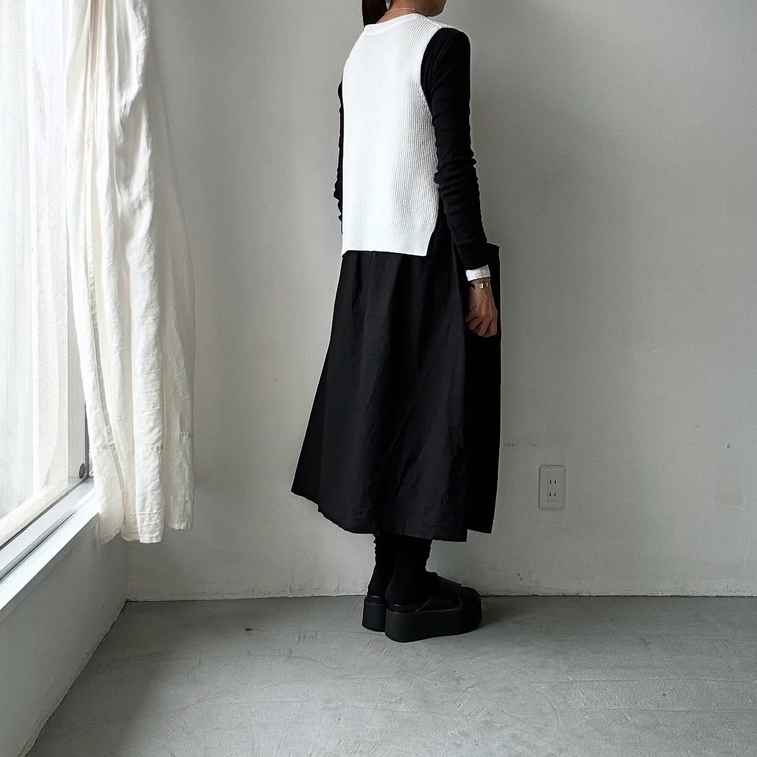 TORICI ツイストワッフルベスト ホワイト