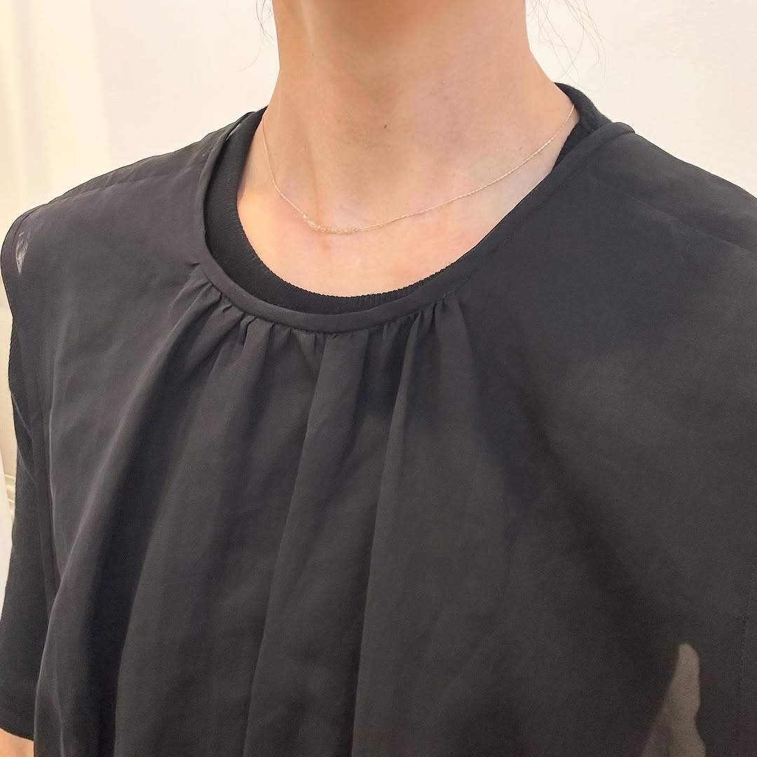 Toile Bijoux ハーキマーダイヤモンドチェーンネックレス