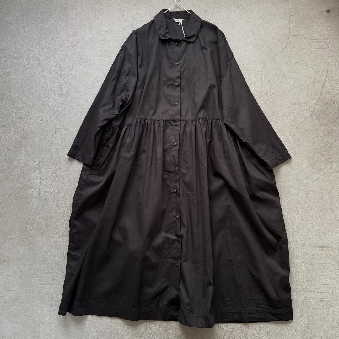 jujudhau コットンツイルカラードドレス