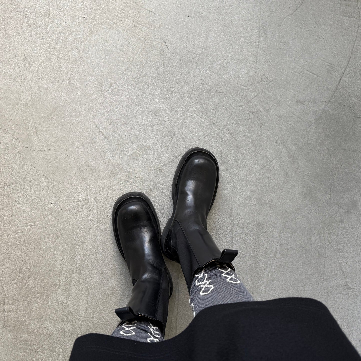 atelier naruse ウールループハイソックス