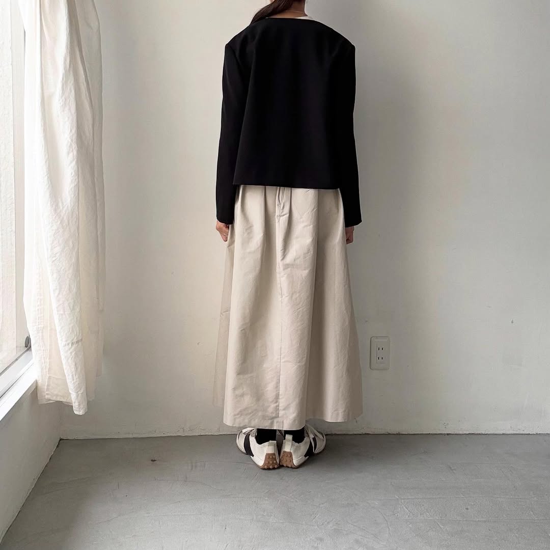 saqui ノーカラージャケット