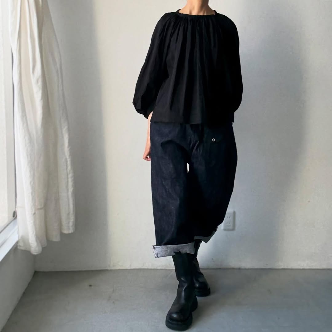 ゴーシュ デニムワイドパンツ