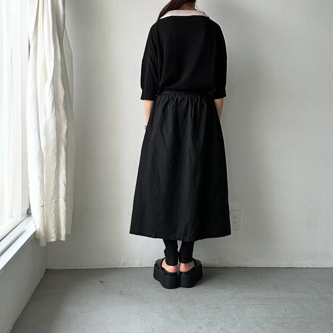 atelier naruse コットンクロシェカラーニット