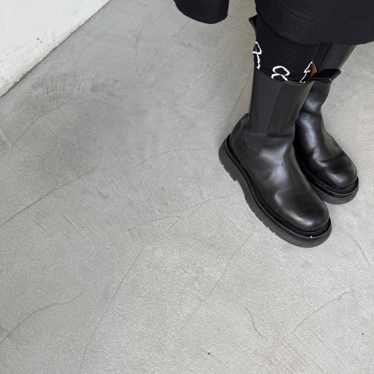 atelier naruse ウールループハイソックス