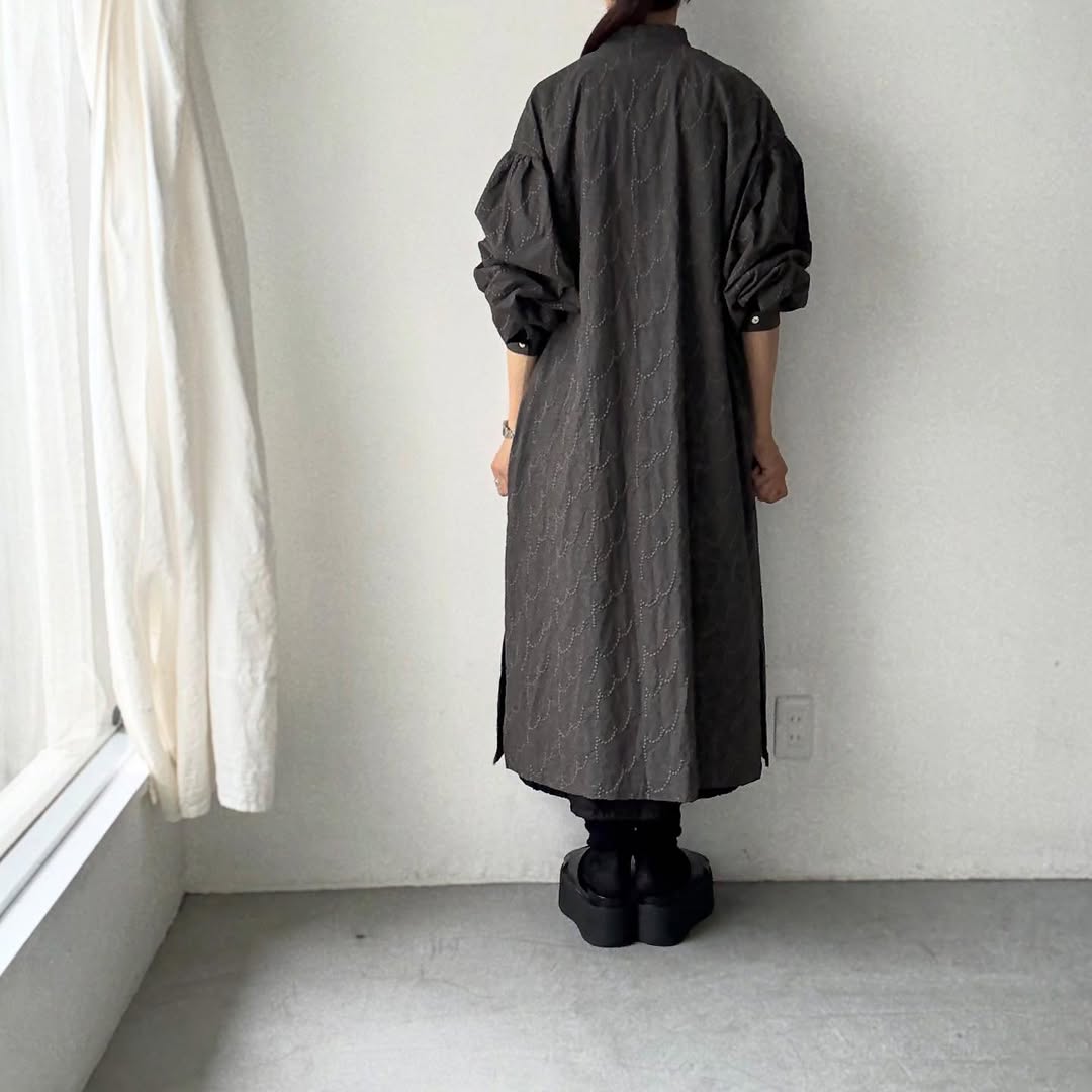 kijinokanosei フラクタルシャツドレス