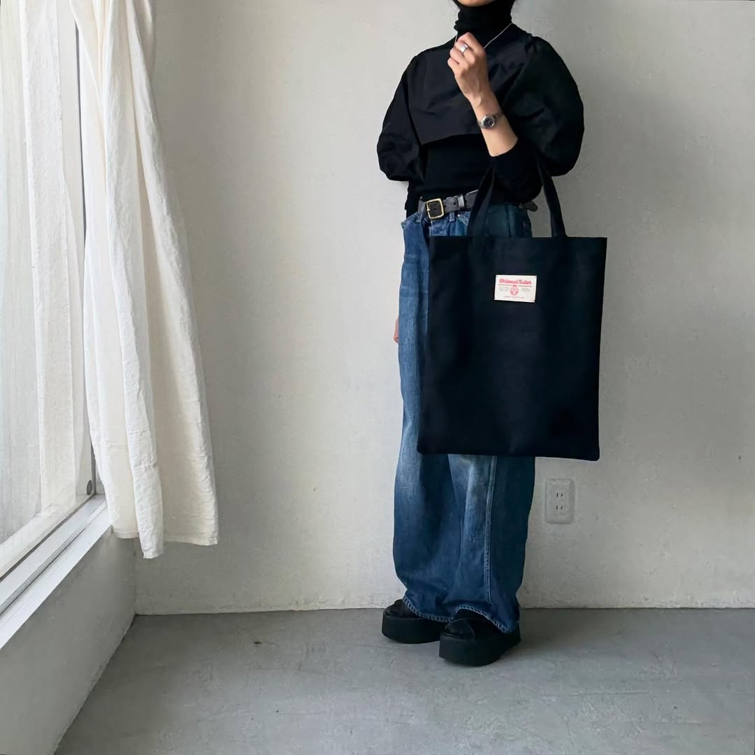 OLDMANS TAILOR メルトンウールトートバッグ
