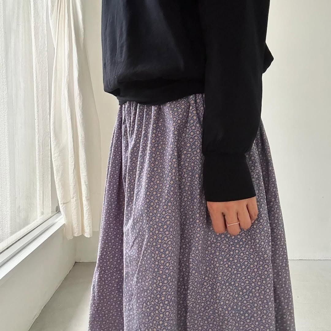 homspun 天竺ハイネックプルオーバー ブラック