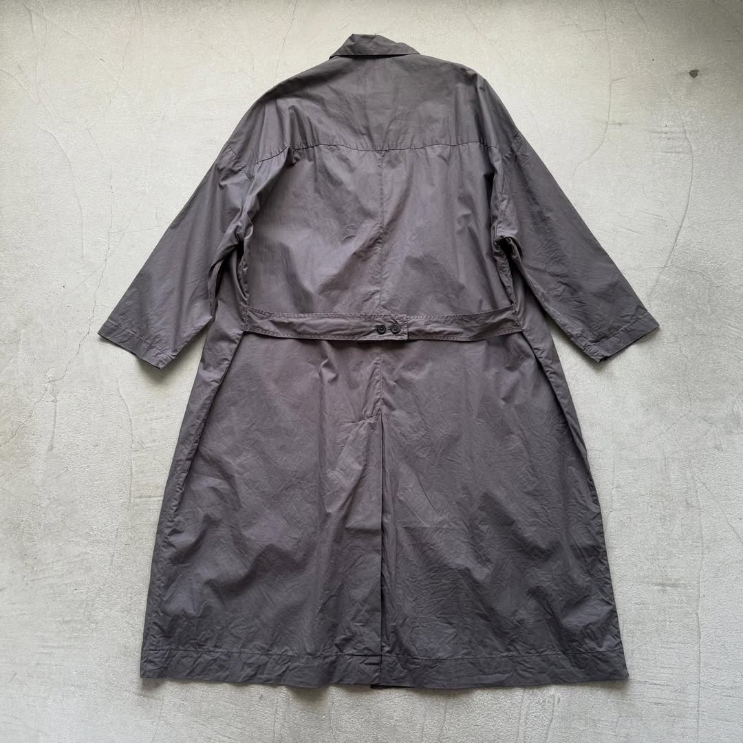 jujudhau デッドストックコットンワークコート グレー