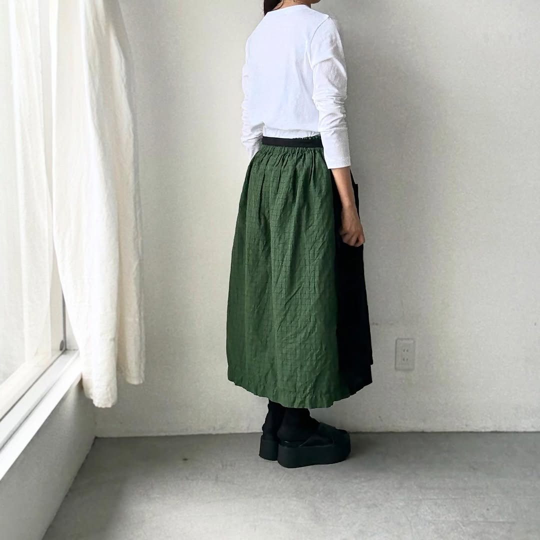 R&D.M.Co グリーンブーツ長袖Tシャツ