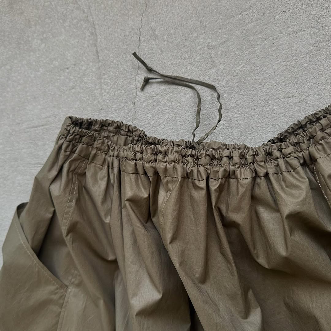 TENNE HANDCRAFTED MODERN ビッグポケットキュロット カーキグリーン