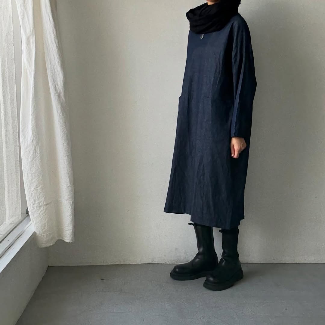 jujudhau デニムイージードレス