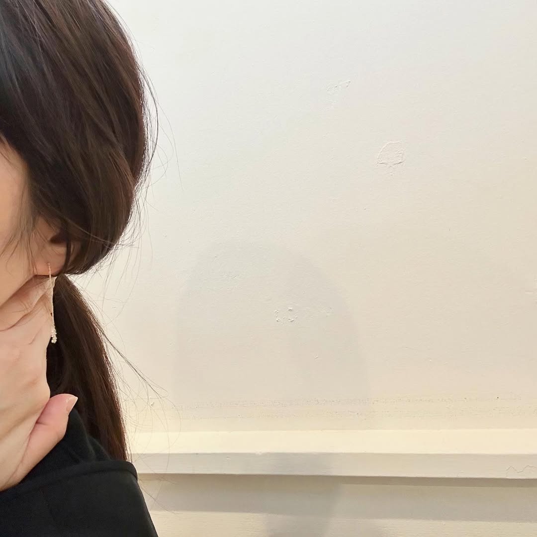 Toile Bijoux ハーキマーダイヤモンドチェーンピアス