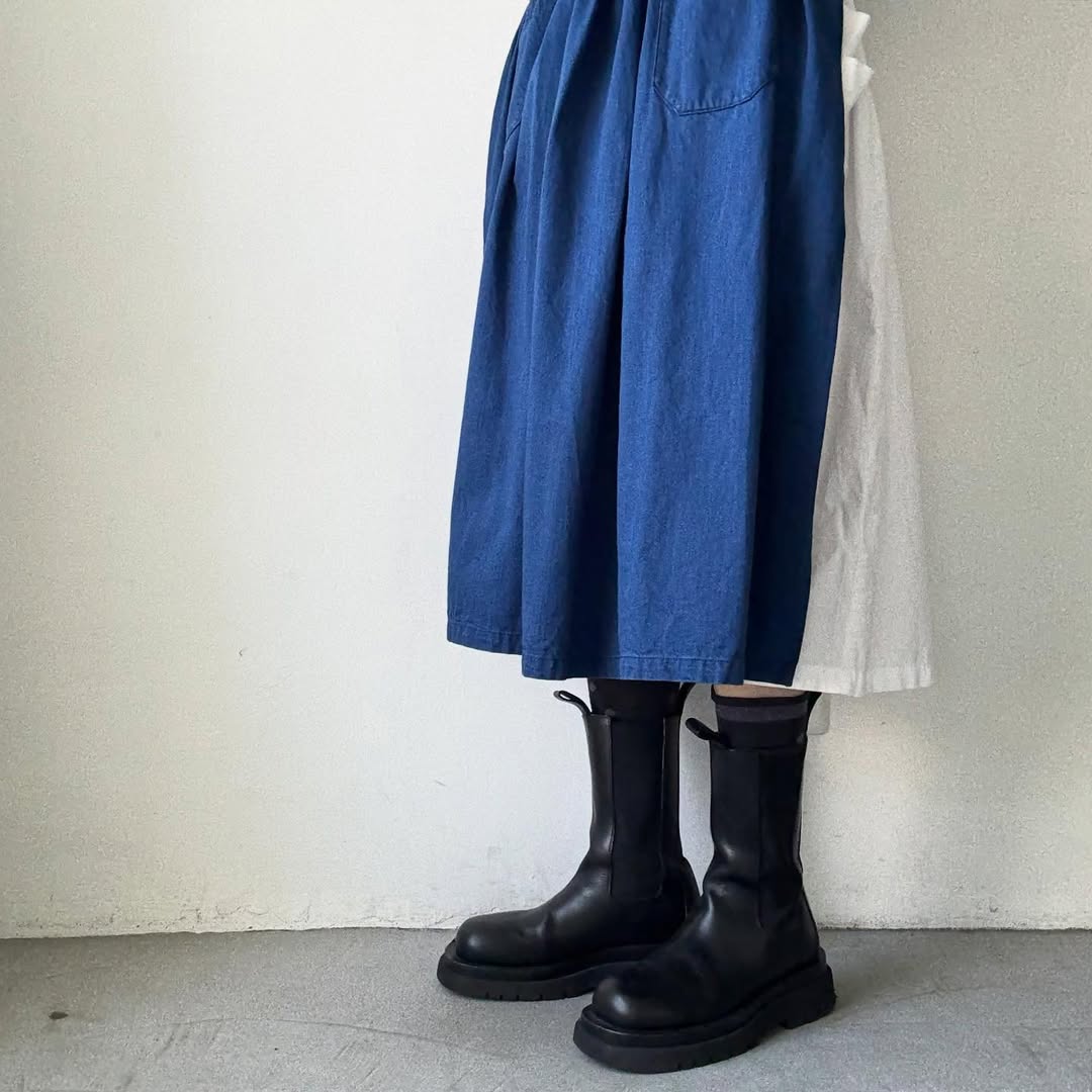 KURI BOTELLA ミズタマハイソックス ブラック