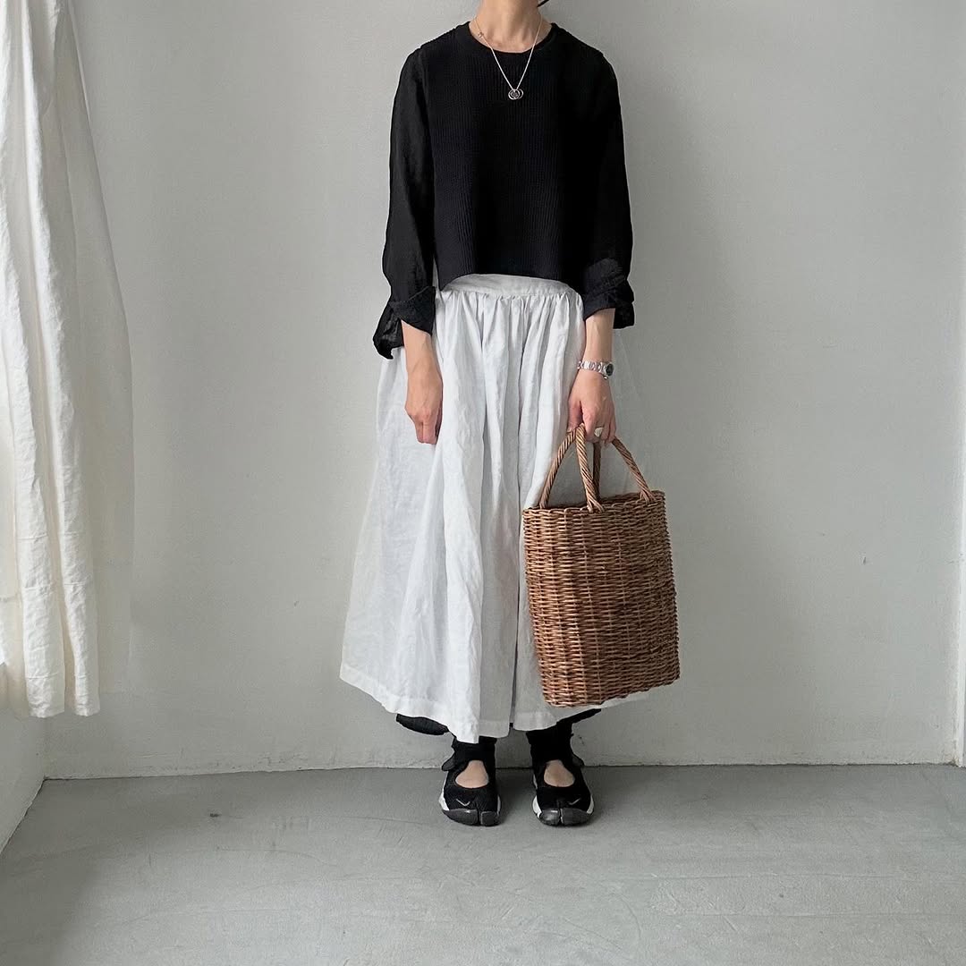 TORICI ツイストワッフルベスト ブラック