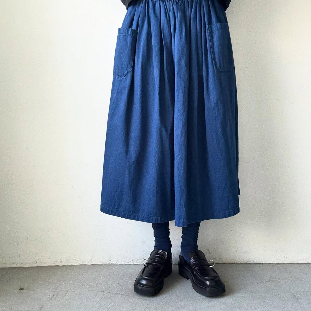 KURI BOTELLA ミズタマハイソックス ネイビー