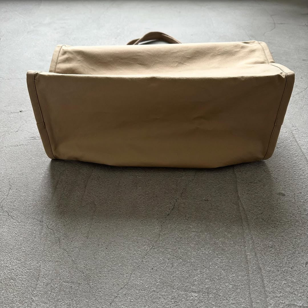 TENNE HANDCRAFTED MODERN ベンタイルコットンボストンバッグS キャメル