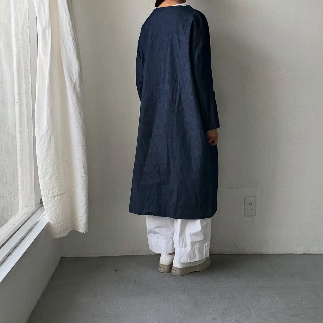 jujudhau デニムイージードレス