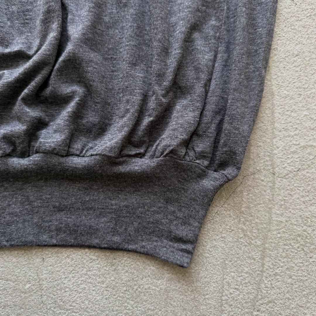 homspun 天竺ハイネックプルオーバー チャコール