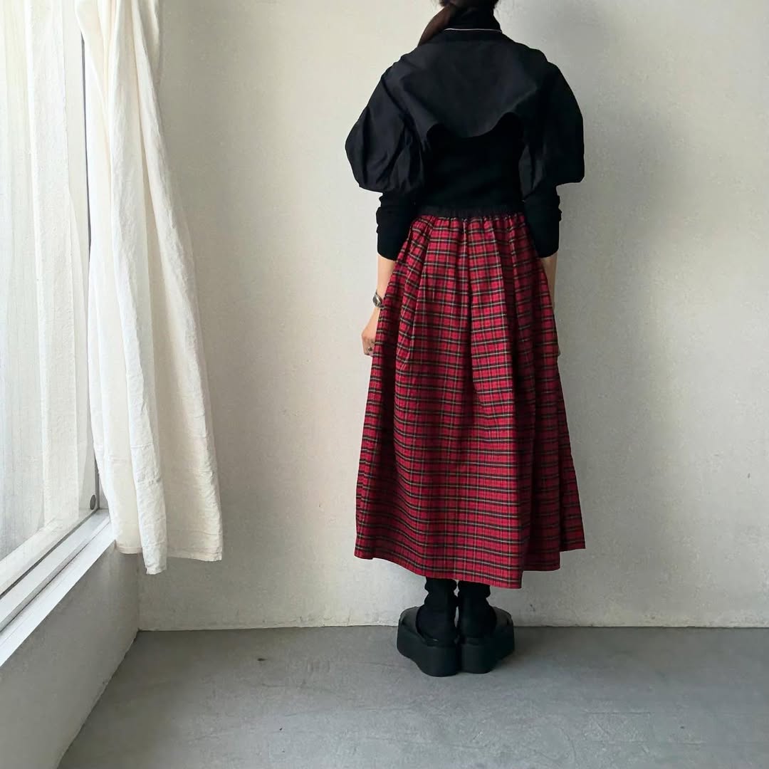 R&D.M.Co コットンポリエステルタフタプルオーバーボレロ