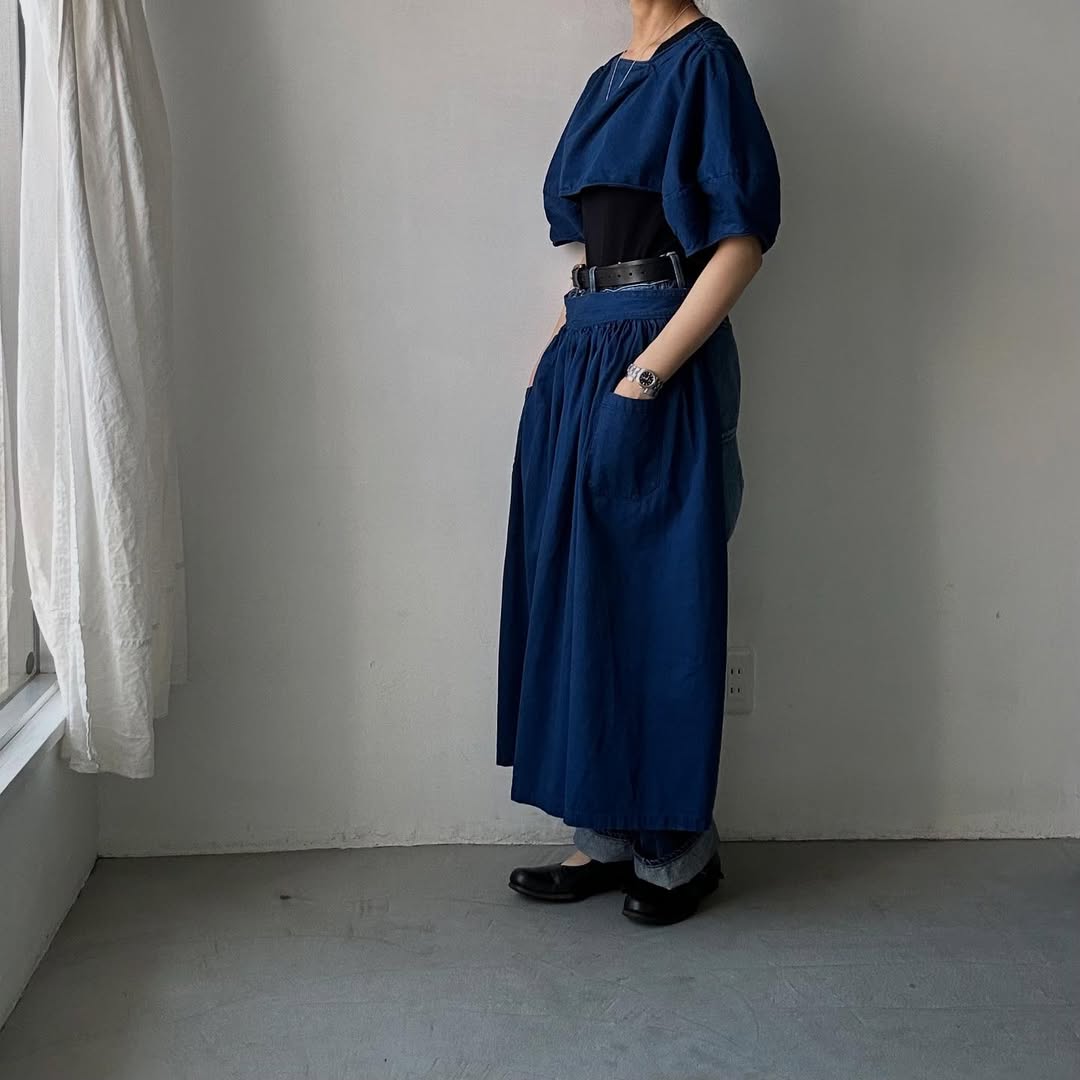 R&D.M.Co ライトオンスデニムプルオーバーボレロ