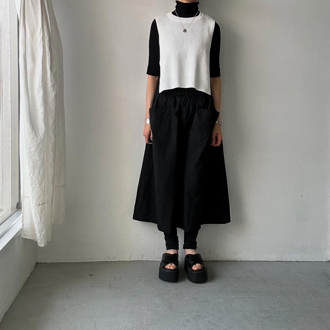 TORICI ツイストワッフルベスト ホワイト