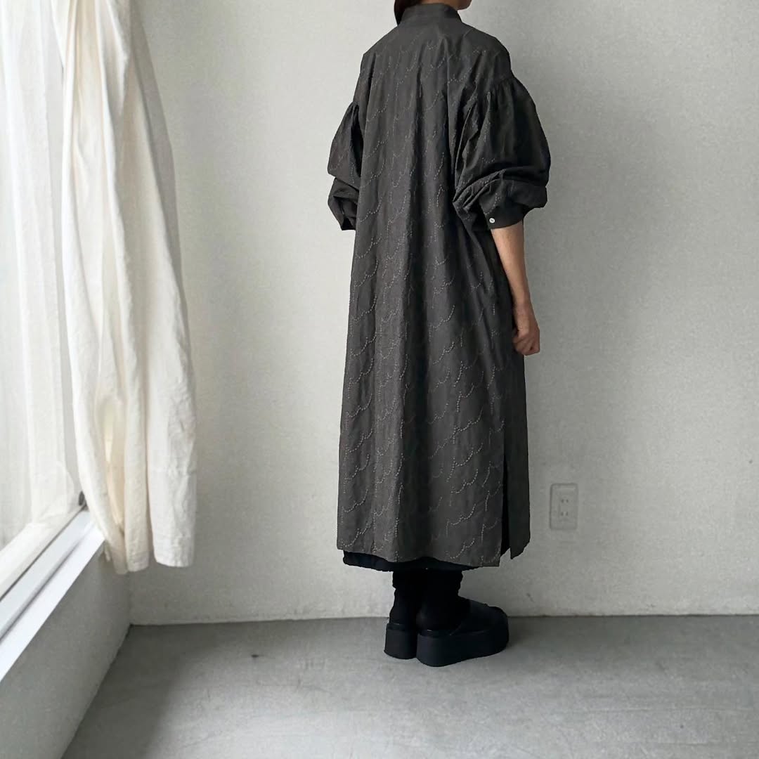 kijinokanosei フラクタルシャツドレス