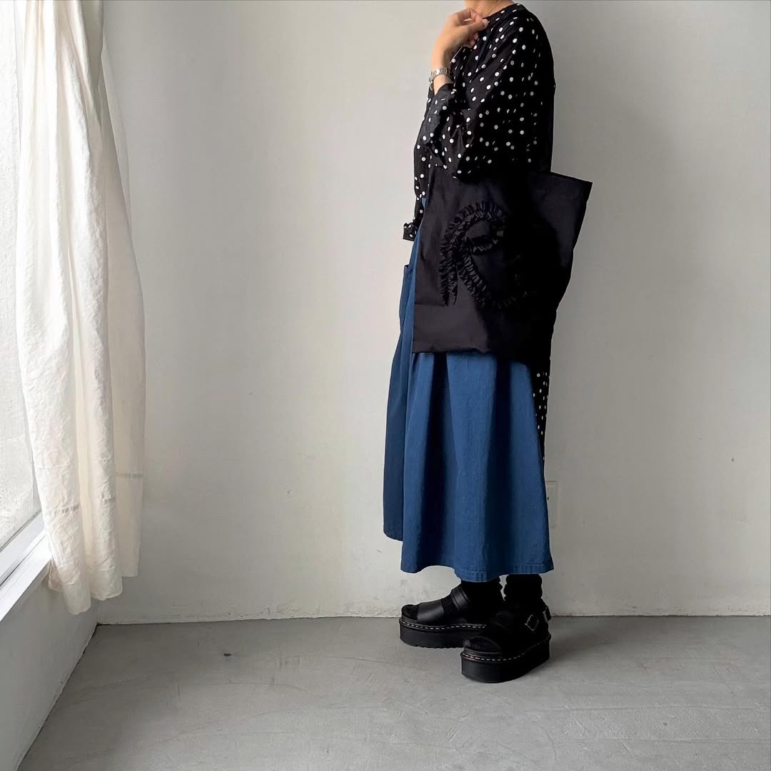 R&D.M.Co RDフリル刺繍バッグ