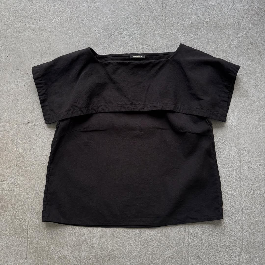 R&D.M.Co リネンコットンピューリタンカラーブラウス