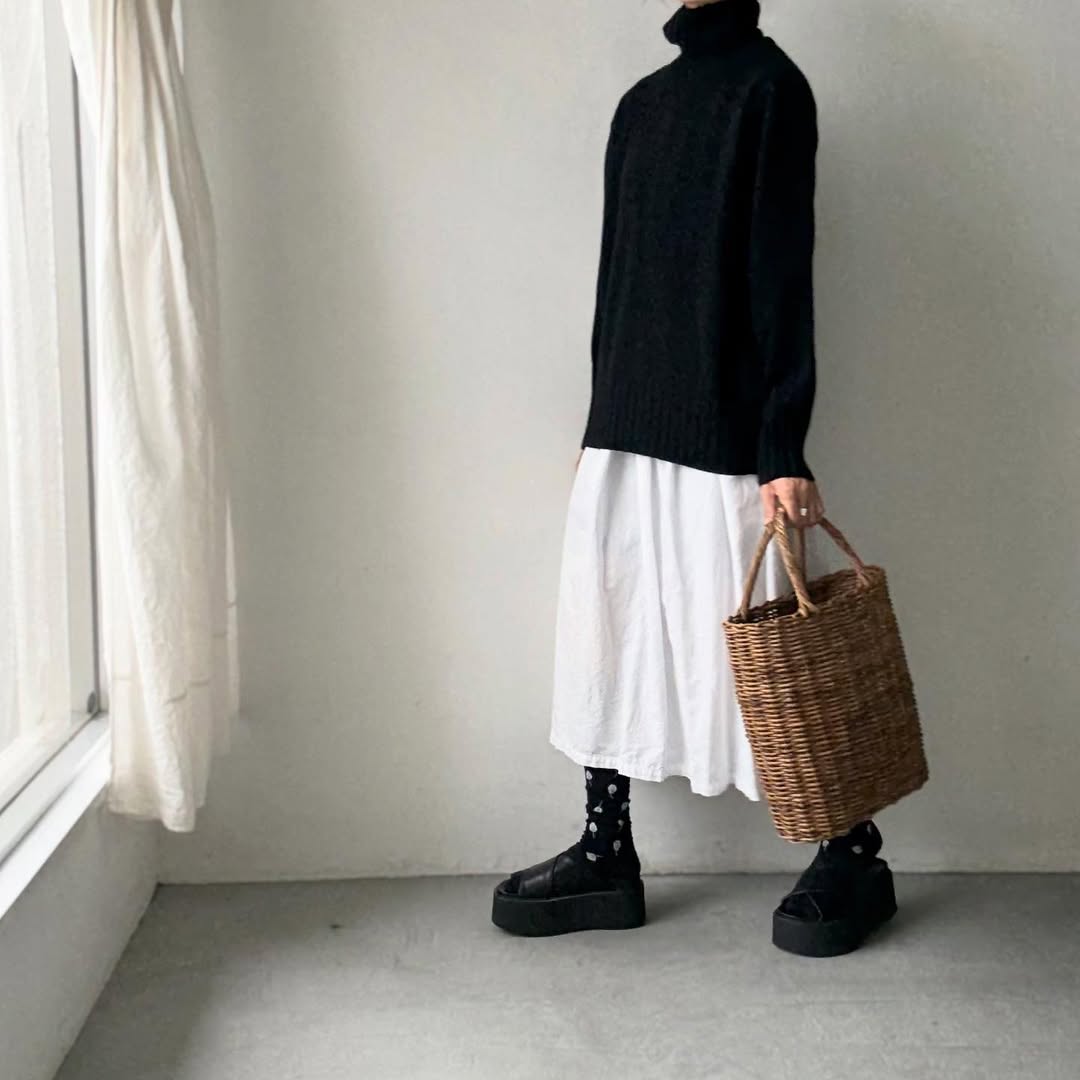 atelier d'antan Licari ウールカシミアタートルセーター