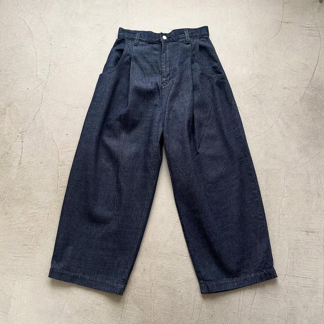 atelier naruse コットンデニムタックパンツ size 1