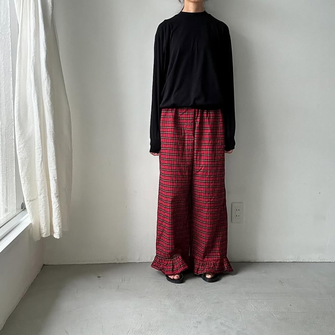 homspun 天竺ハイネックプルオーバー ブラック