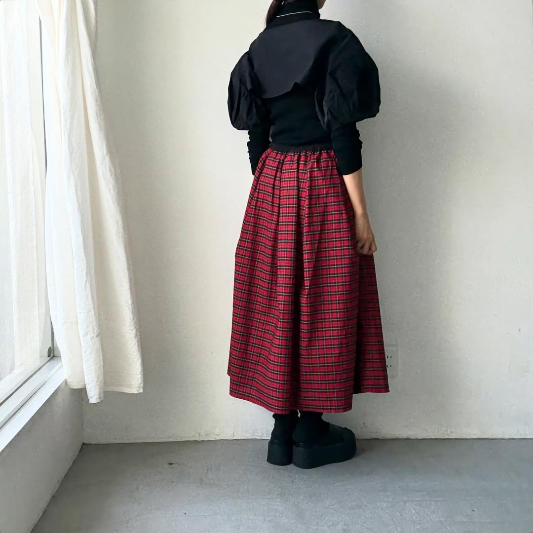 R&D.M.Co コットンポリエステルタフタプルオーバーボレロ