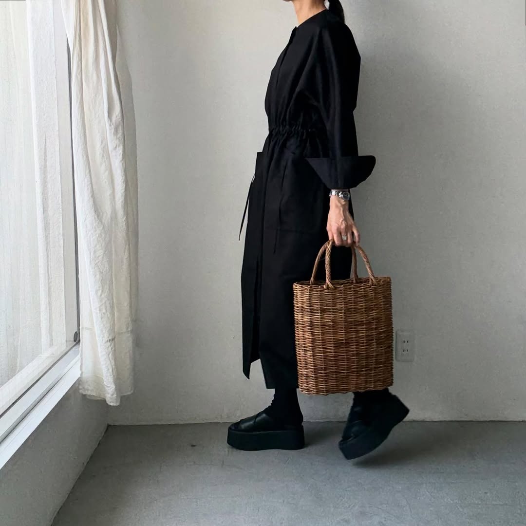 TENNE HANDCRAFTED MODERN ウエストストリングドレス