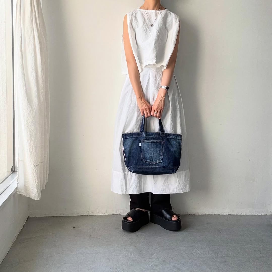 R&D.M.Co デニムトートバッグ