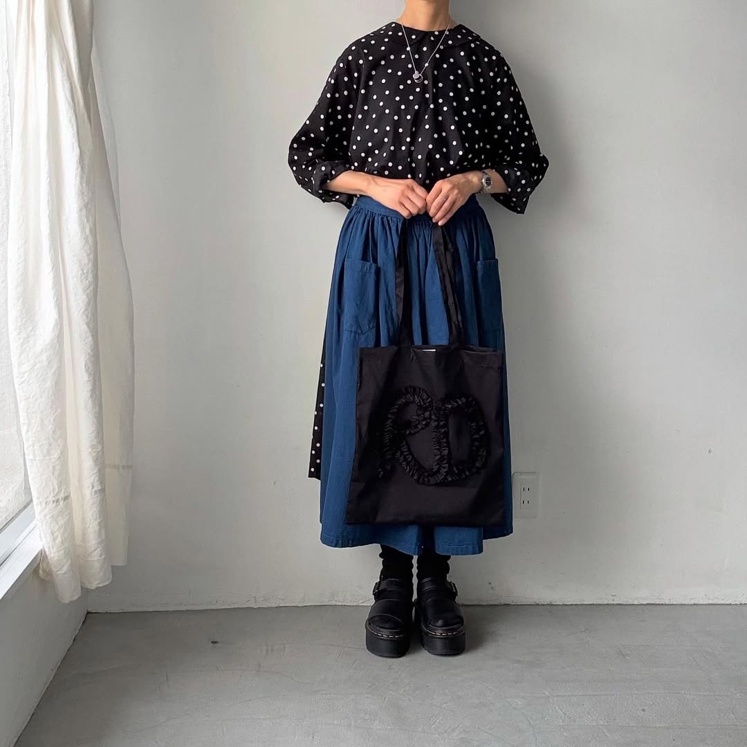 R&D.M.Co RDフリル刺繍バッグ
