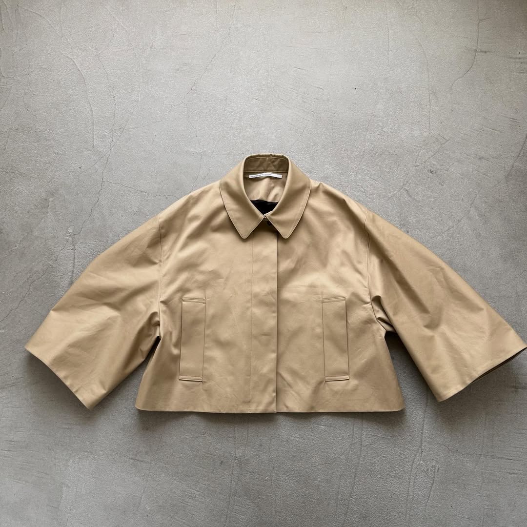 TENNE HANDCRAFTED MODERN ベンタイルショートケープコート