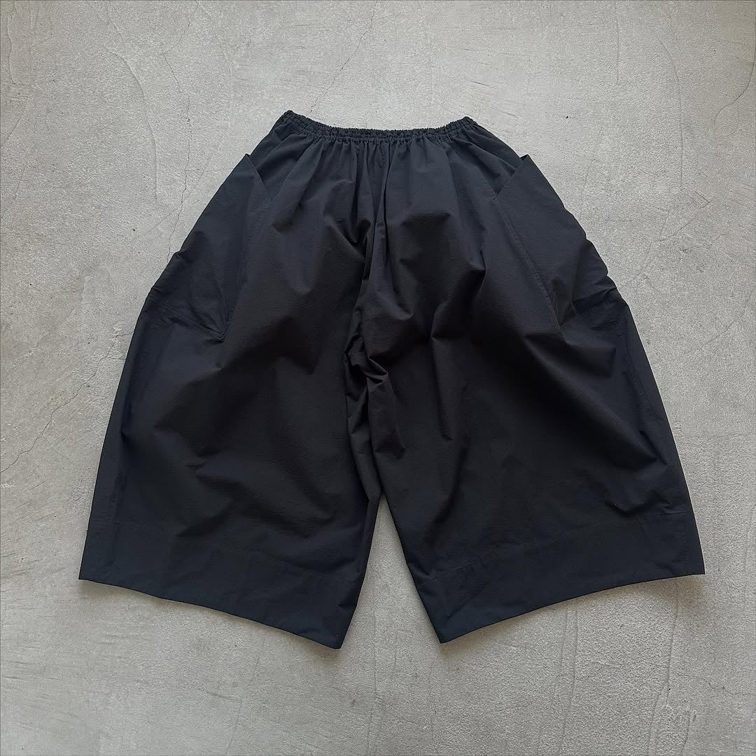 TENNE HANDCRAFTED MODERN ビッグポケットキュロット ブラック