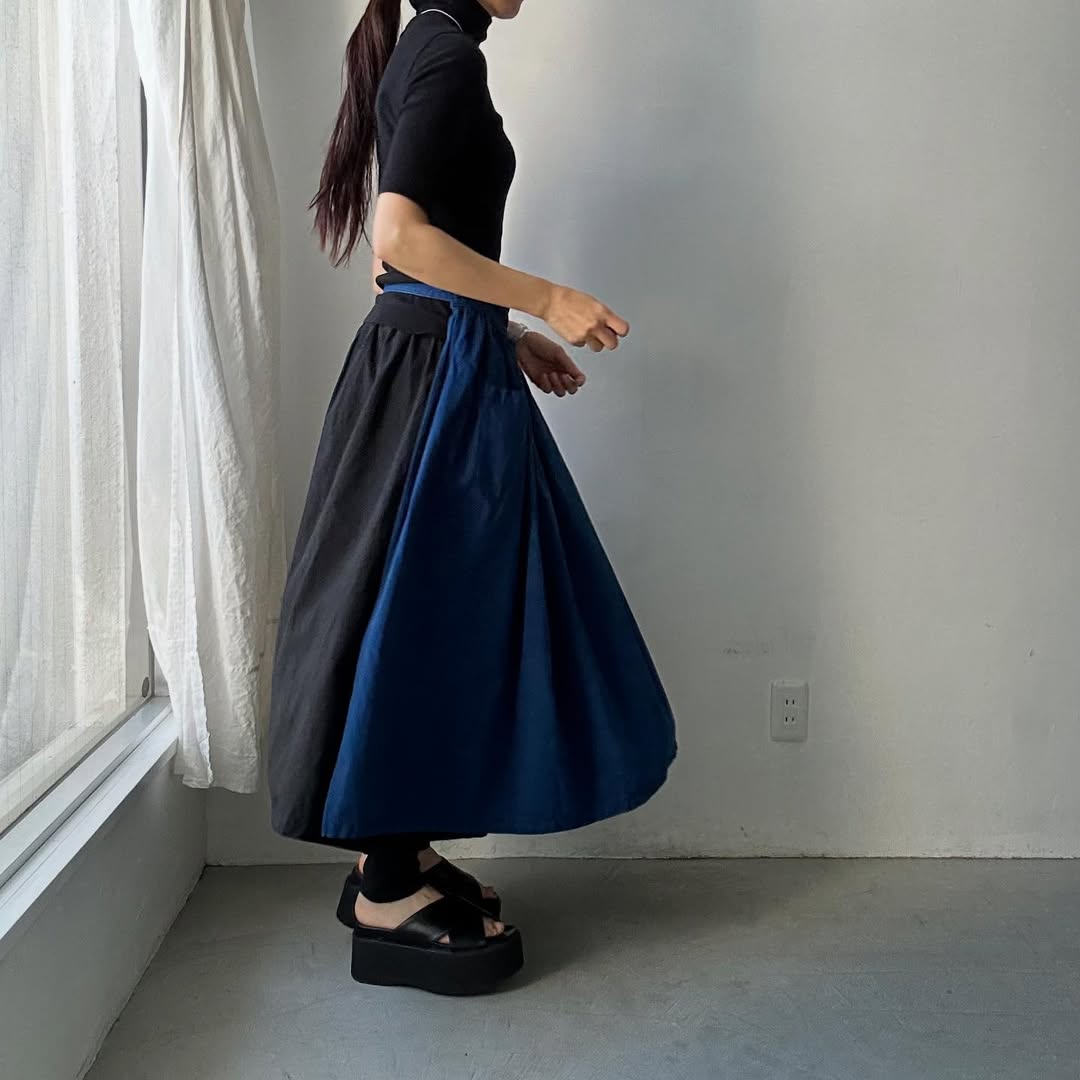 R&D.M.Co ライトオンスデニムサロンエプロン