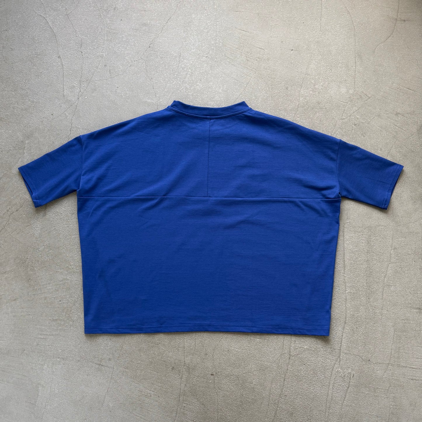 🟡水曜日入荷分予約受付中🟡 Linenya テラヴェ7分袖Tシャツ ブルー