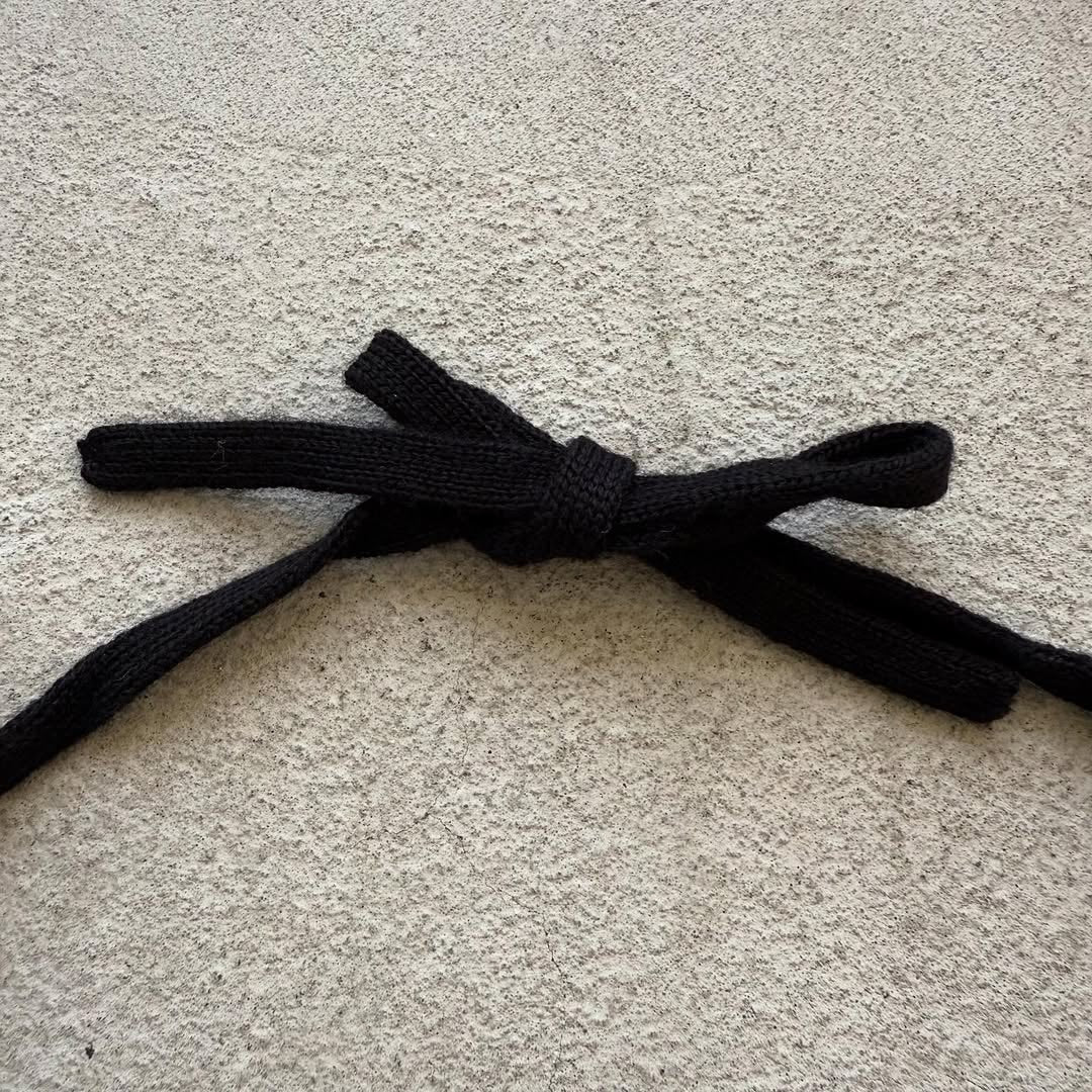 homspun ウールネックレス ブラック