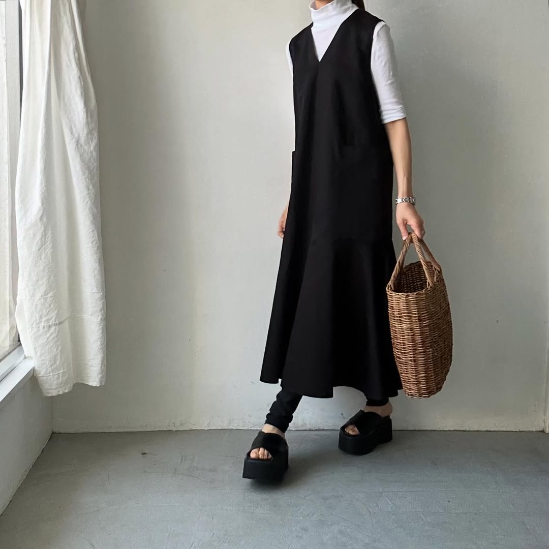 TENNE HANDCRAFTED MODERN ノースリーブマーメイドドレス
