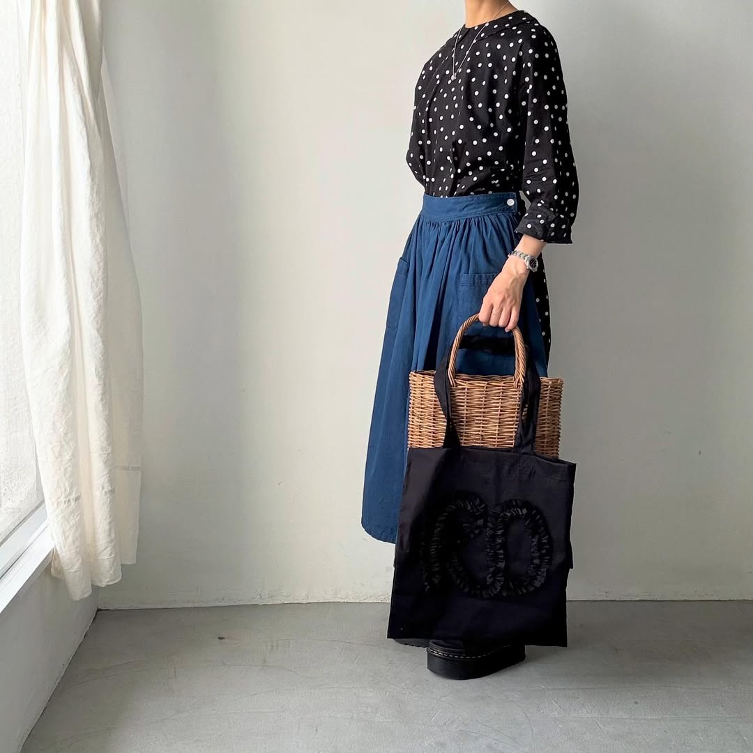 R&D.M.Co RDフリル刺繍バッグ