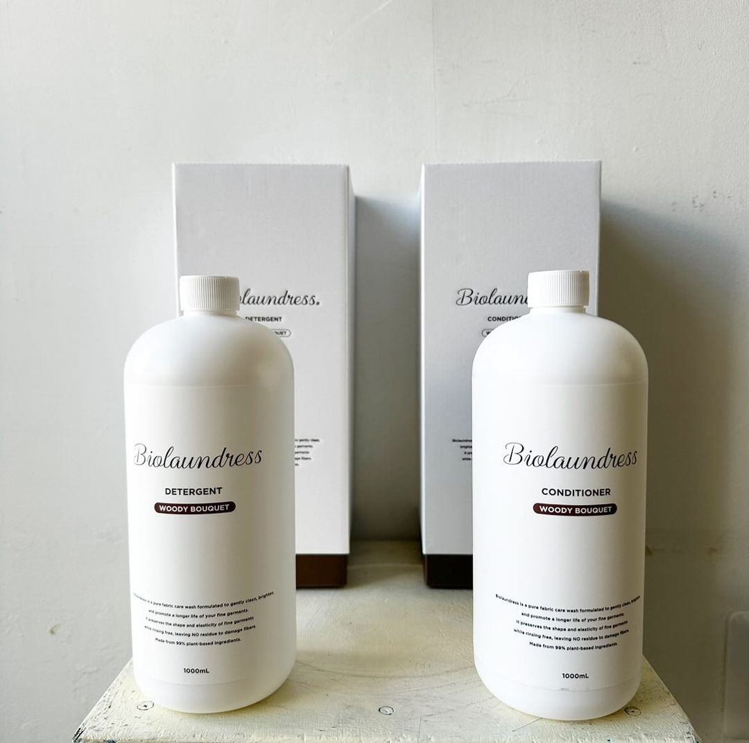 Bio Laundress(ビオランドレス ) デタージェント(洗剤) コンディショナー(柔軟剤)☆キャップ付き