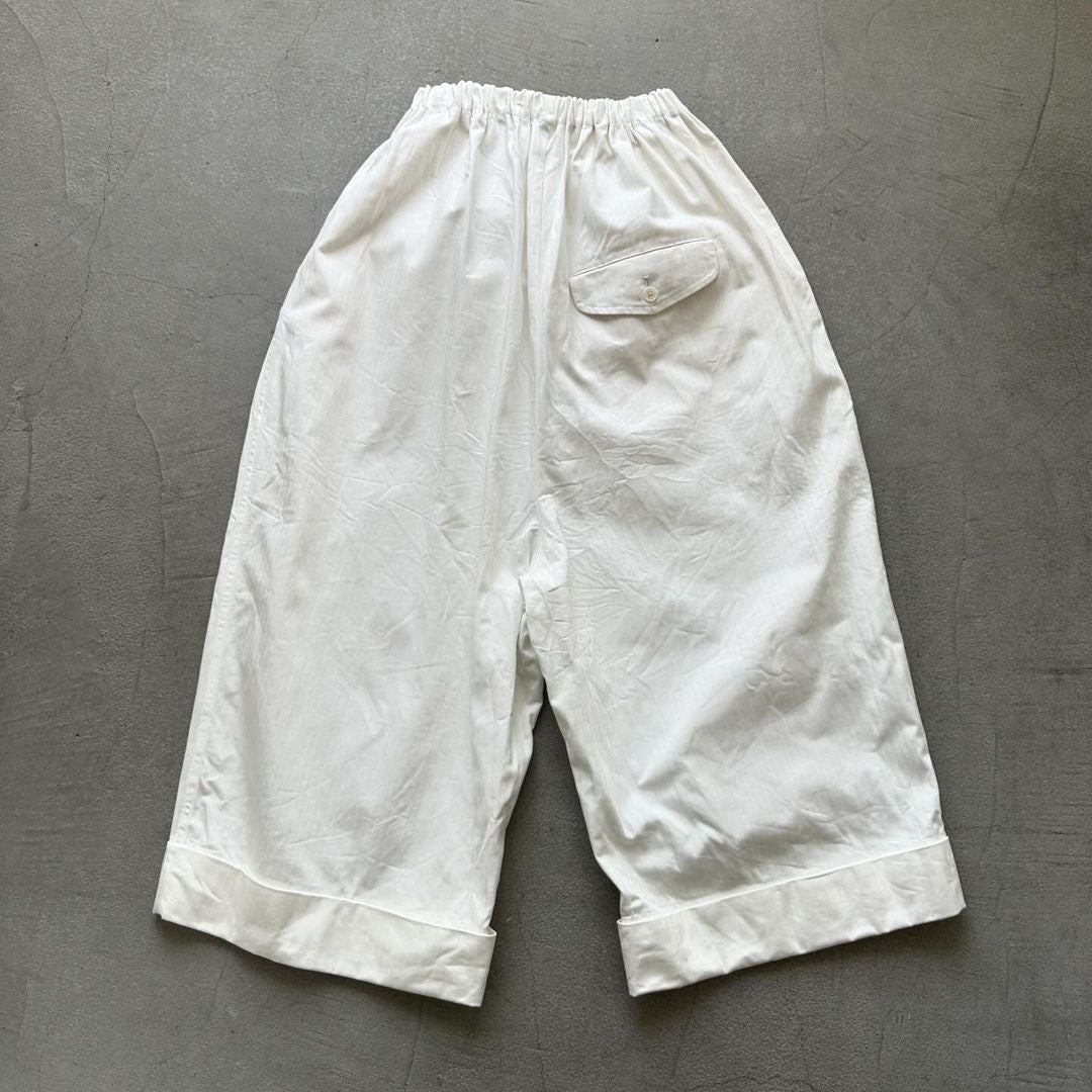 ゴーシュ スレンヘリンボンワイドパンツ(キュロット)