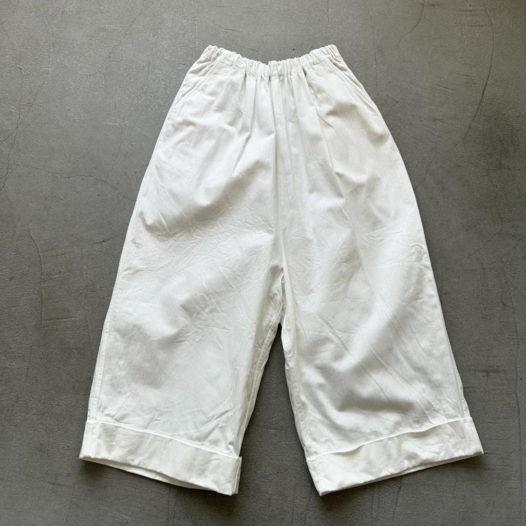 ゴーシュ スレンヘリンボンワイドパンツ(キュロット)