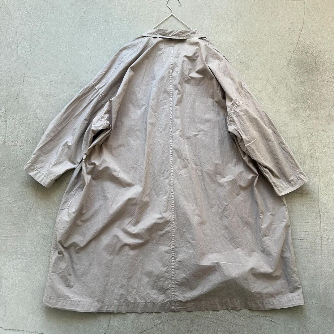 R&D.M.Co ガーメントダイオープンカラーワークコート