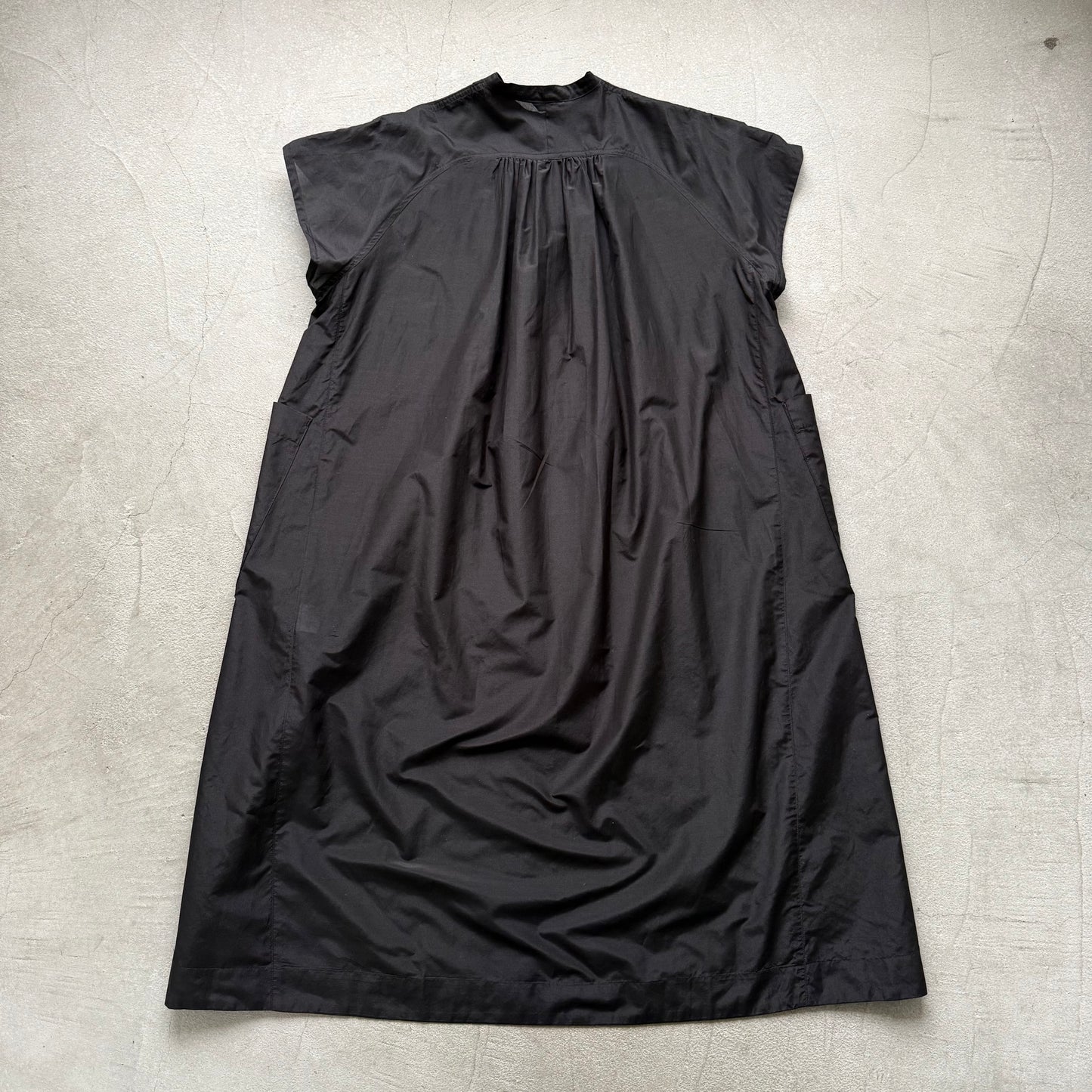 R&D.M.Co シルクコットンラグランハーフスリーブドレス