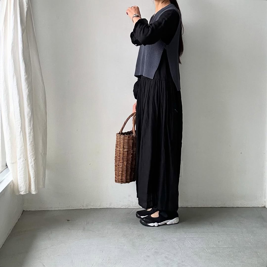 TORICI ツイストワッフルベスト アッシュグレー