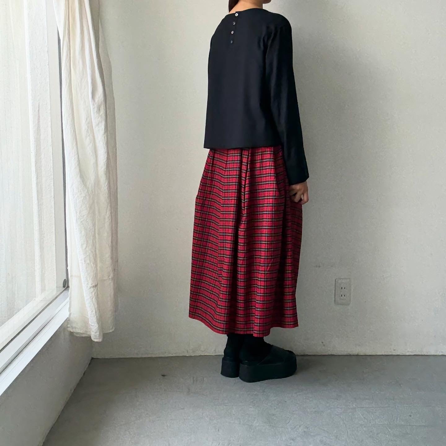 TENNE HANDCRAFTED MODERN ボートネックプルオーバー