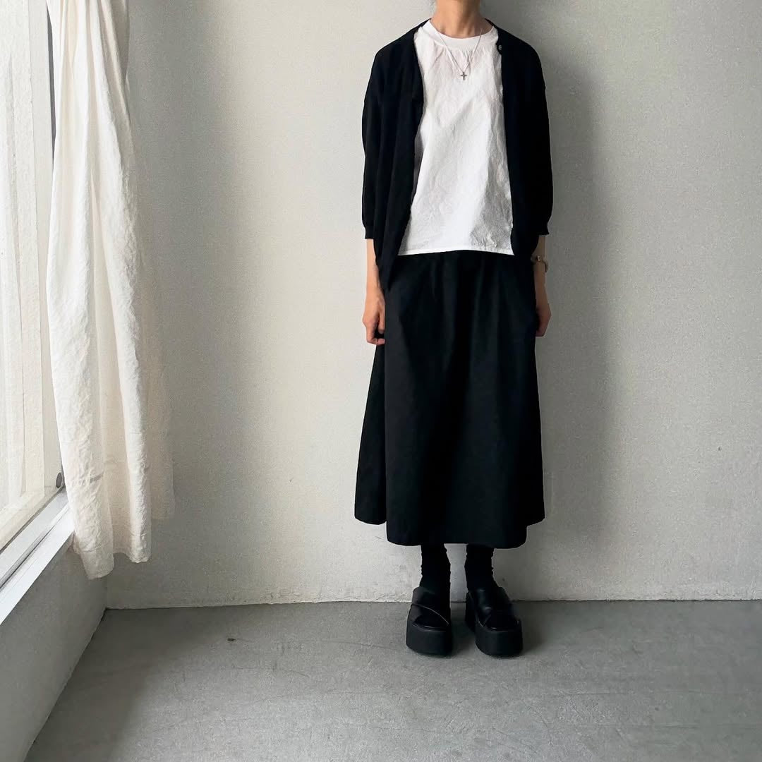 homspun コンパクトウェザーノースリーブブラウス ホワイト